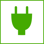 Eco green energy icon